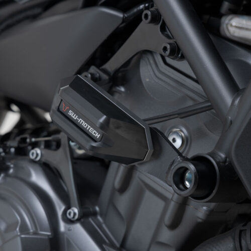 Kit de patins de cadre Noir. Yamaha MT-07 (14-) / MT-07 Tracer (16-).