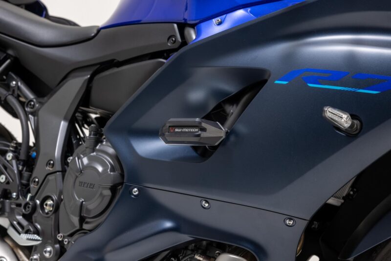 Kit de patins de cadre Noir. Yamaha YZF-R7 (21-).