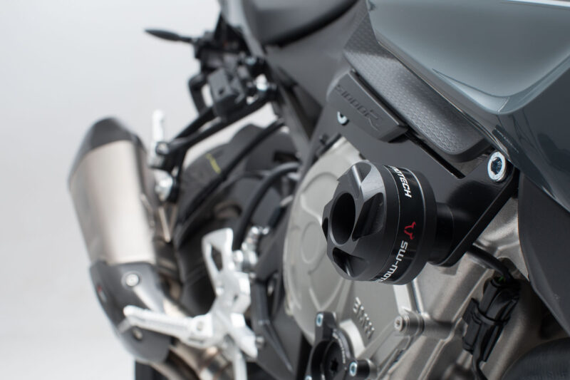 Kit de patins de cadre Noir. BMW S1000R (16-20).