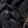 Kit de patins de cadre Noir. Kawasaki Versys 650 (14-21).
