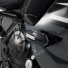 Kit de patins de cadre Noir. Kawasaki Ninja 650 (16-).