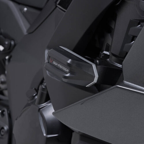 Kit de patins de cadre Noir. Kawasaki Ninja 1000SX, 1100 SX/SE.