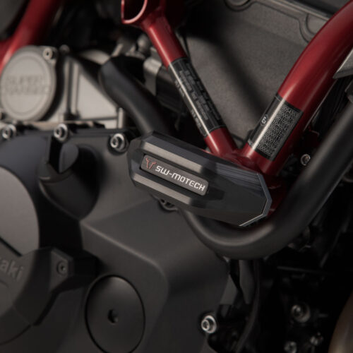 Kit de patins de cadre Noir. Kawasaki Z H2 (19-).