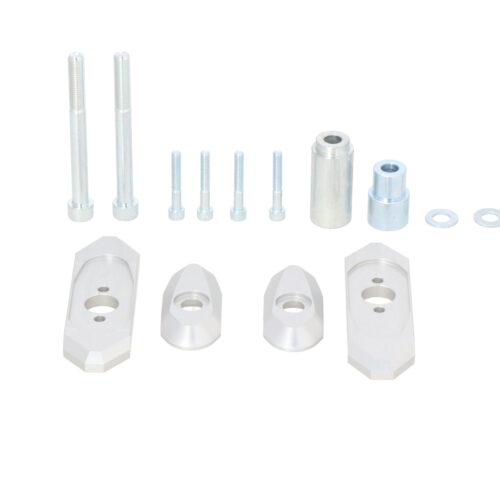 Support patins de cadre Noir. Kawasaki Ninja ZX-6R 636 (13-23).