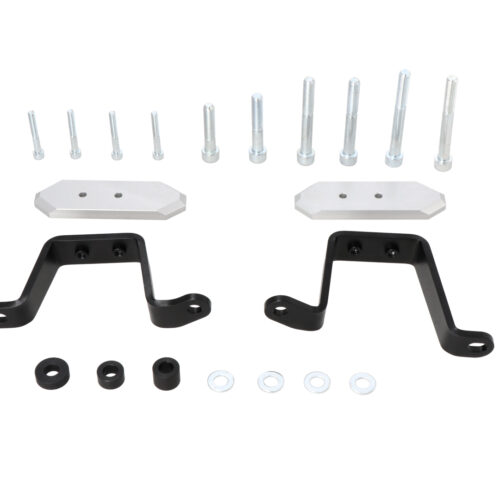 Kit de fixation pour patin de cadre Noir. Kawasaki Ninja 1000SX, 1100 SX/SE.