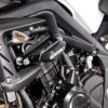 Kit de patins de cadre Noir. Triumph Street Triple 675 (07-12).