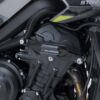 Kit de patins de cadre Noir. Triumph Street Triple (12-) / Rx (15-).