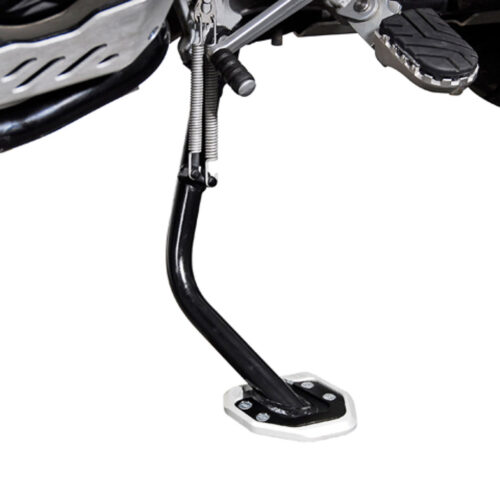 Extension de pied de béquille latérale Noir/Gris. BMW R1200GS / R1200GS Adventure.