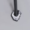 Extension de pied de béquille latérale Noir/Argent. Suzuki DR-Z4S (25-).