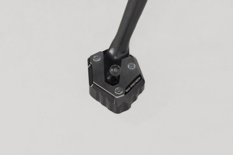 Extension de pied de béquille latérale Noir/Gris. MT-07/Trac/MotoCage,XSR700,YZF-R7.