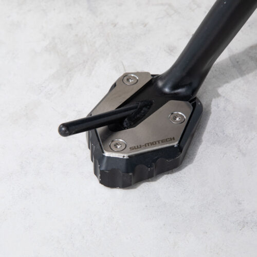 Extension du pied de béquille laterale Noir/Argent. Modéles Yamaha Tracer 9 (20-).