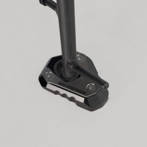 Extension de pied de béquille latérale Noir/Gris. Kawasaki Z650/ Z650RS/ Ninja 650.