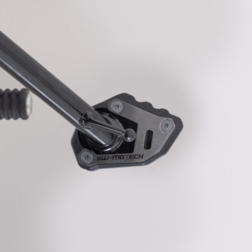 Extension de pied de béquille latérale Noir/Argent. Triumph Speed ????400/Scrambler 400X.