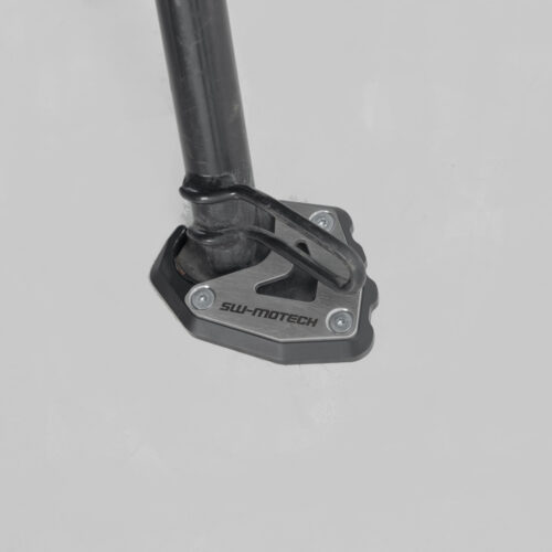 Extension de pied de béquille latérale Noir/Gris. Triumph Trident 660 (21-24).