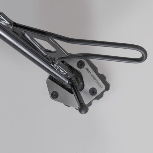 Extension de pied de béquille latérale Noir/Gris. Moto Guzzi V85 TT (24-).