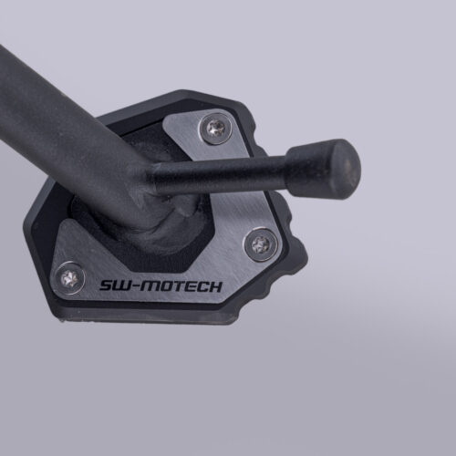 Extension de pied de béquille latérale Noir/Gris. Benelli Leoncino 800 / 800 Trail.