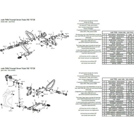 SUPPORT D'ECHAPPEMENT BONAMICI PIECE DETACHEE