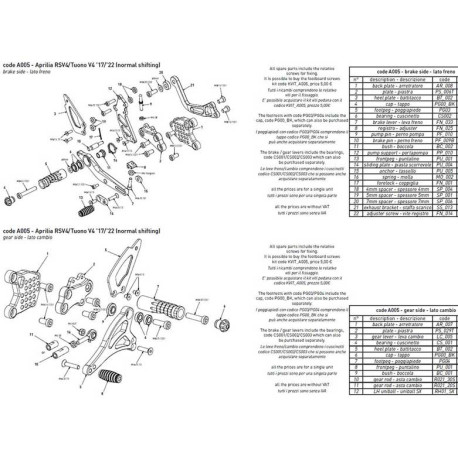 SUPPORT D'ECHAPPEMENT BONAMICI PIECE DETACHEE