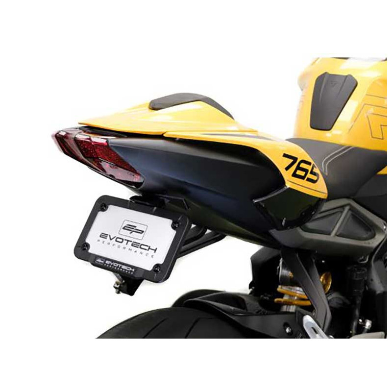 SUPPORT DE PLAQUE EVOTECH DYNAMIC POUR TRIUMPH STREET TRIPLE (2013-2016)