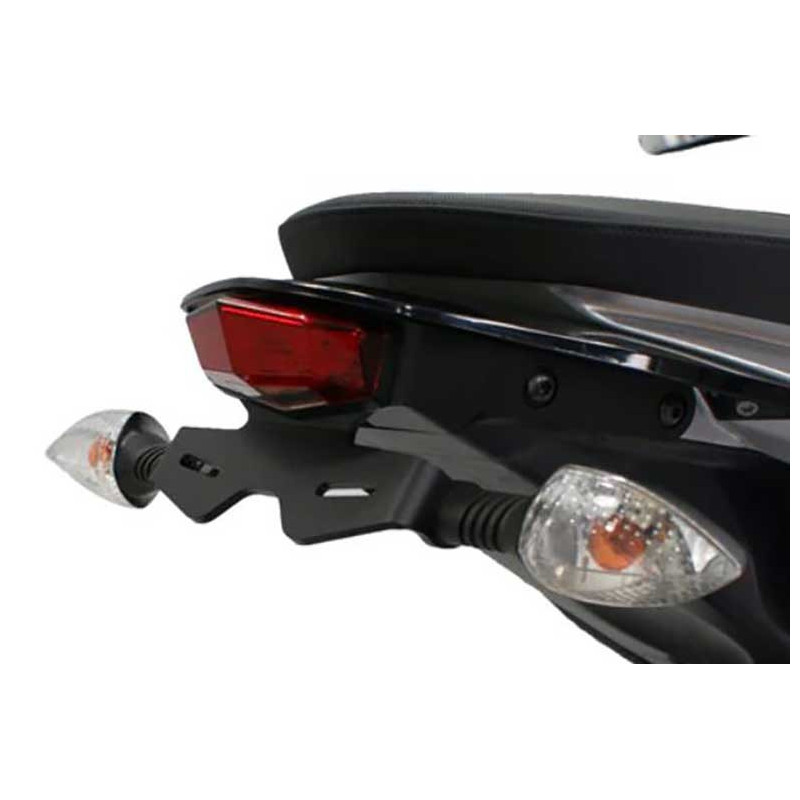 Support de plaque Evotech Performance KTM 690 Duke 2012-2019 (feu arrière rouge)