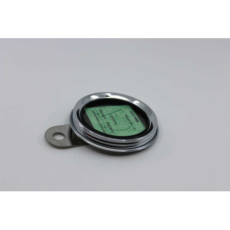 Support vignette assurance inox look vintage