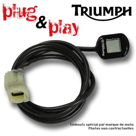 TRIUMPH T1 indicateur de rapport engagé plug and play