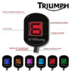 TRIUMPH T1 indicateur de rapport engagé plug and play