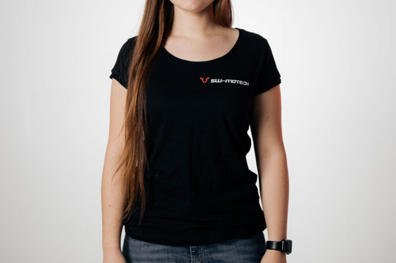 T-Shirt Core Line. Noir. Dames. Taille XL.