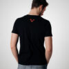 T-Shirt Core Line. Noir. Hommes. Taille S.