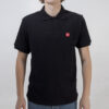 Polo Core Line. Noir. Hommes. Taille XL.