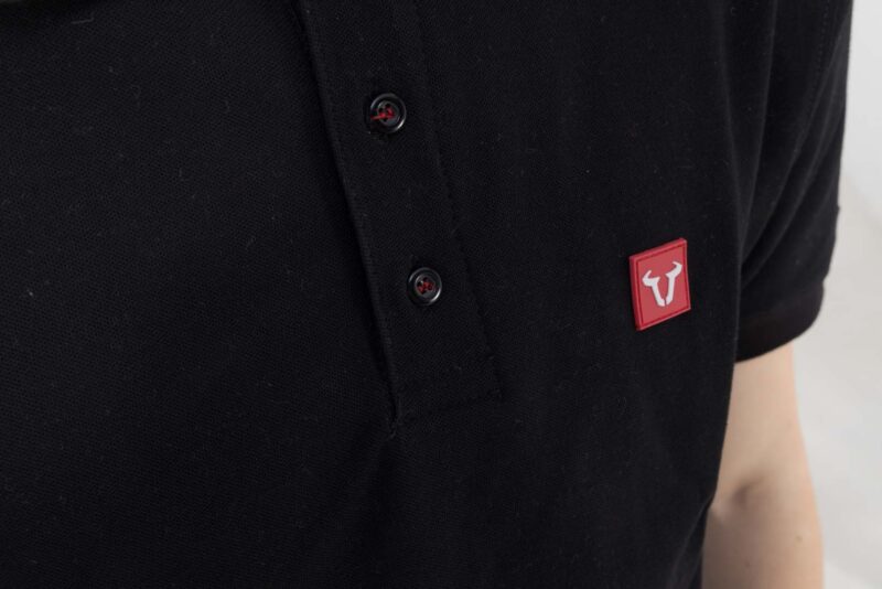 Polo Core Line. Noir. Hommes. Taille XL.