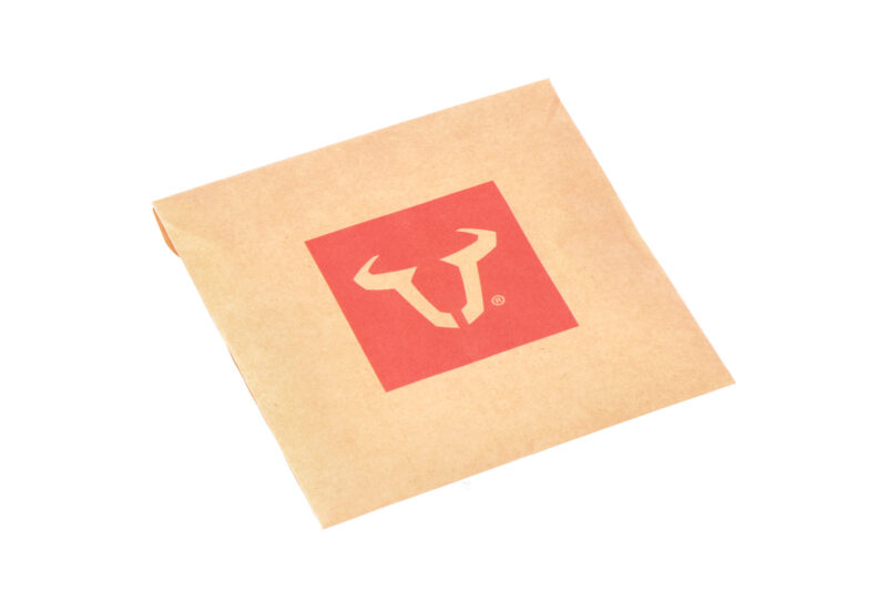 Tour de cou 50 x 25 cm. Gris/noir. Sans couture.