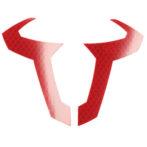 Autocollant taureau SW-MOTECH 130 x 97 mm. Réfléchissant. Rouge.