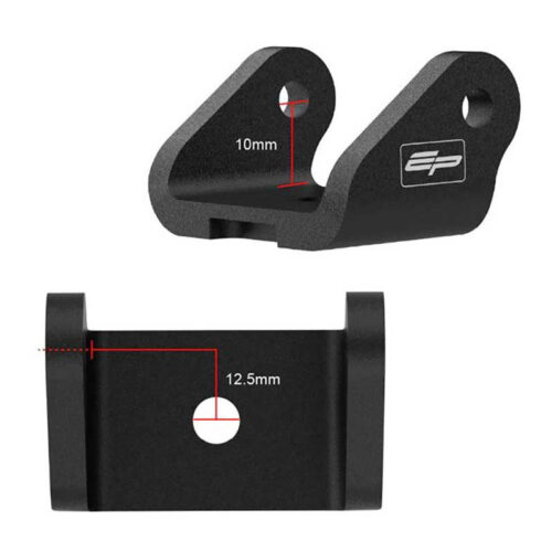 HAUTEUR DU SUPPORT DE FIXATION SUPÉRIEUR EP : 10 MM