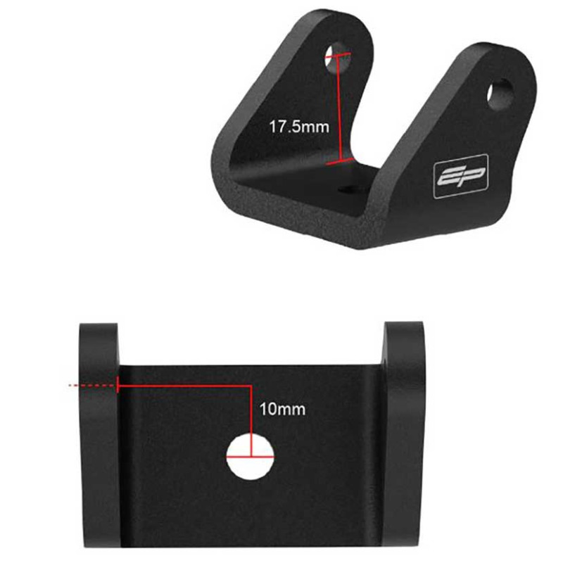 HAUTEUR DU SUPPORT DE FIXATION SUPÉRIEUR EP : 17