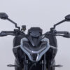 Protège leviers avec déflecteur de vent Noir. CFMoto 675NK (25-).
