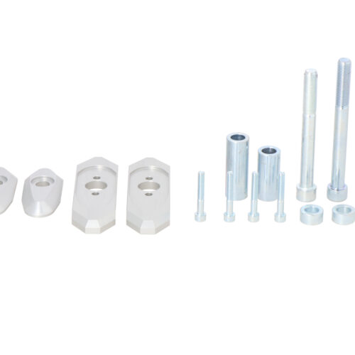 Support patins de cadre Noir. Yamaha FJR 1300 (06-15).