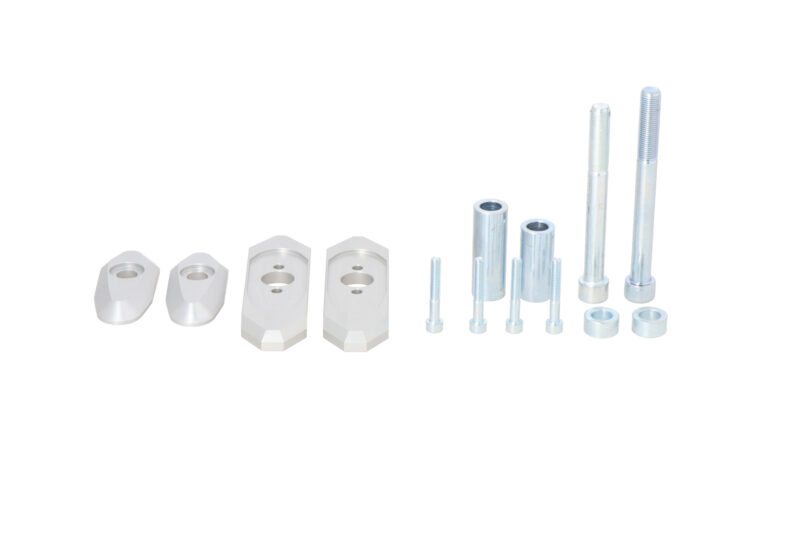 Support patins de cadre Noir. Yamaha FJR 1300 (06-15).