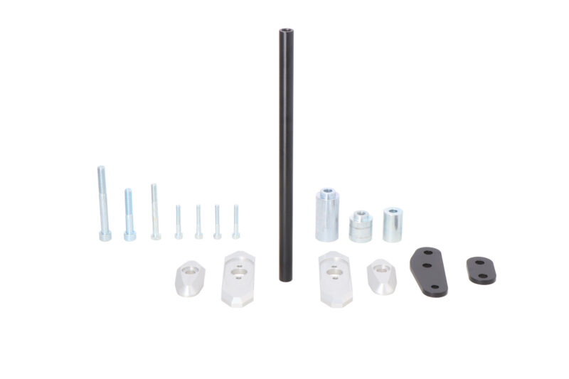 Support patins de cadre Noir. Kawasaki ER-6n (11-17).