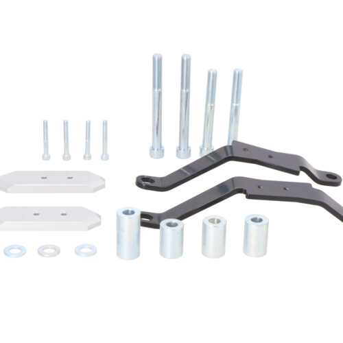 Support patins de cadre Noir. Triumph Speed Triple 1050 (10-).