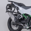 Système d'échappement Akrapovic Slip On Argent. Kawasaki KLE500 / SE (26-).