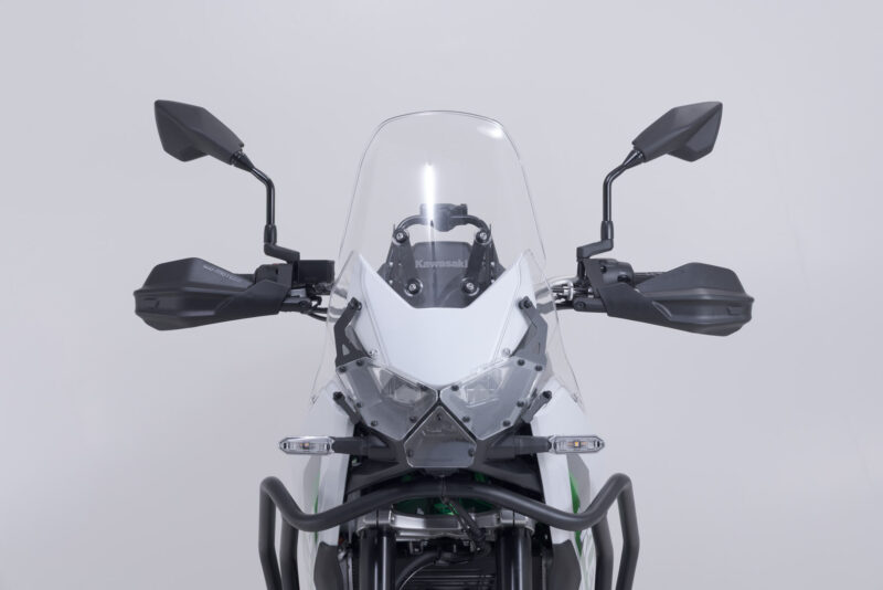 Kit protège-mains Adventure Noir. Kawasaki KLE500 / KLE500 SE (26-).