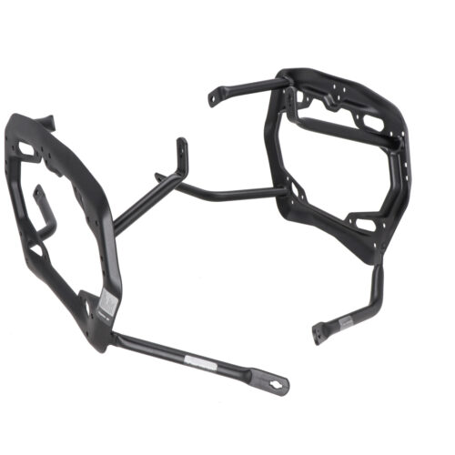 Support latéral PRO pour Akrapovic Noir. Kawasaki KLE500 / KLE500 SE (26-).