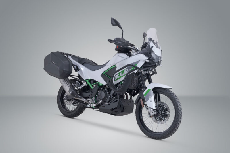 Kit valises latérales AERO ABS pour Akrapovic 2x25 l. Kawasaki KLE500 / KLE500 SE (26-).
