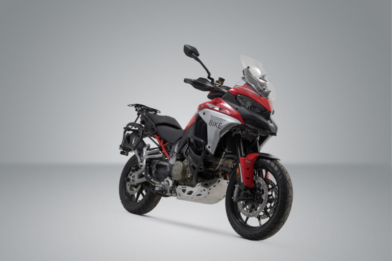 Kit Aventure DUSC avec topcase L modèle USA Noir. Ducati Multistrada V4 (20-).