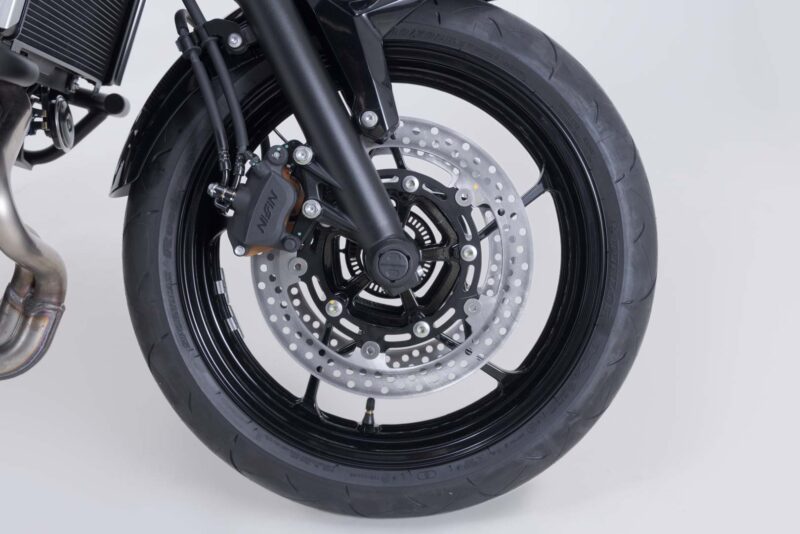 Roulettes de protection de fourche Noir. Kawasaki Z650 S (25-).