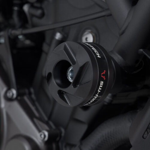 Kit de patins de cadre Noir. Yamaha XSR700 (15-) / XTribute (19-).