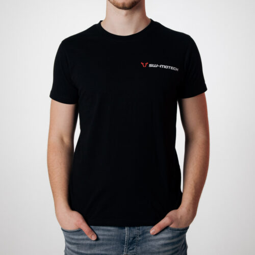 T-Shirt Core Line. Noir. Hommes. Taille S.