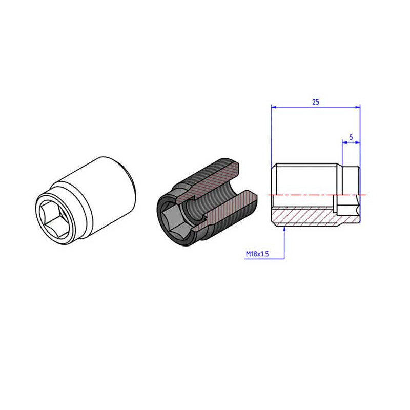 Adaptateur pour la protection des leviers de frein ou d'embrayage CNC racing