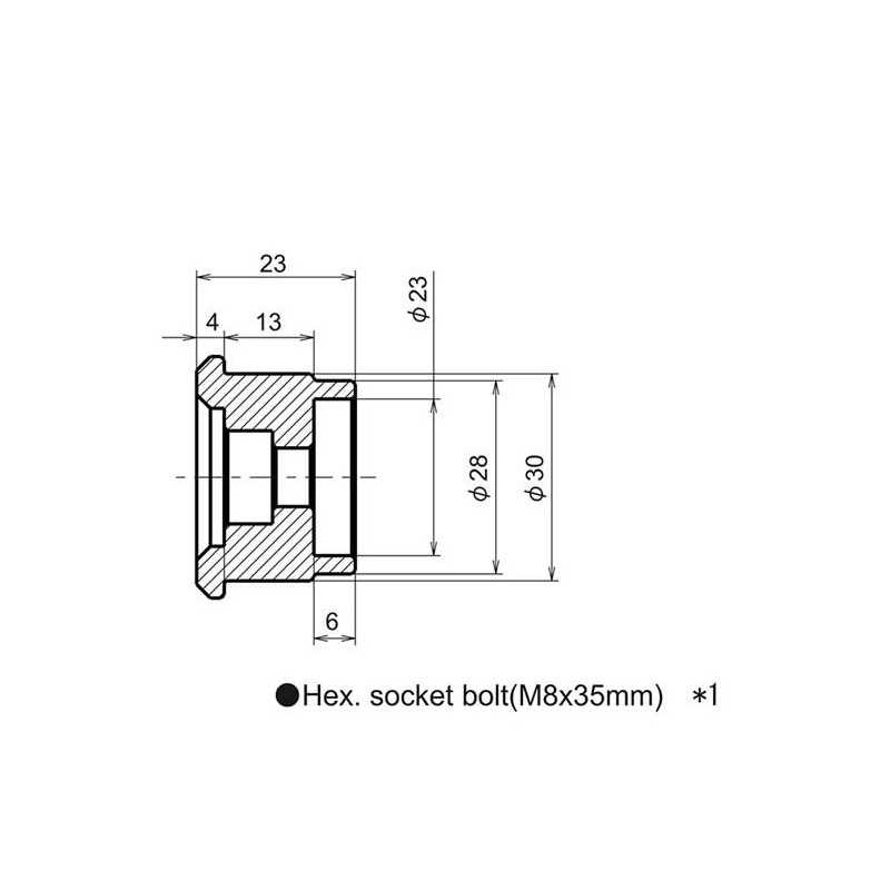 ADAPTATEUR RETROVISEUR EMBOUT GUIDON KAWASAKI